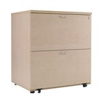 Jemini 2 Drw Dskh Filing Cab Maple