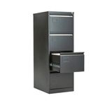 Jemini 4 Drw Filing Cab Black