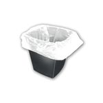 2Work Sq Bin Liners 30L Wht Pk1000