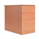 Serrion Desk High Ped D600 Beech