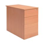 Serrion Desk High Ped D600 Beech