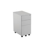 Jemini 3 Drw Mobile Pedestal Silver