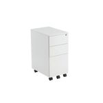 Jemini 3 Drw Mobile Pedestal White