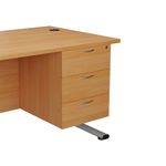 Jemini 3 Drw Fixed Ped Beech