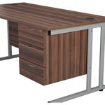 Jemini 3 Drw Fixed Ped D/Wal