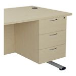 Jemini 3 Drw Fixed Ped Maple