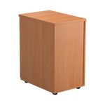 First 3Drw Desk High Pedestal Beech