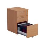 Jemini 3Drw Under Desk Ped V2 Beech