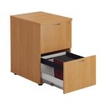 First 2 Drawer Filing Cabinet Beech