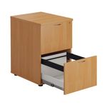 First 2 Drawer Filing Cabinet Beech