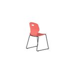 Titan Arc Skid Chair Size 6 Coral