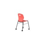 Titan Arc Mob 4 Leg Chair Coral