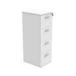 Polaris 4 Drw Filing Cabinet Arc Wht