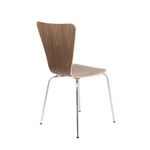 Jemini Picasso Wooden Chair Walnut
