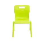 Titan One Piece Clsm Chair Lime