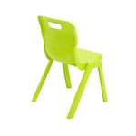 Titan One Piece Clsm Chair Lime
