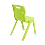 Titan One Piece Clsm Chair Lime