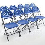 Titan Folding Chair 445X460X870 Blue