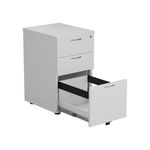 Jemini 3 Drw Under Desk White