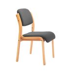 Jemini Wood Frame Side Chair Char