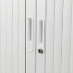 Talos Side Opening Tambour Unit Grey