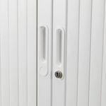 Talos Side Opening Tambour Unit Wht