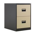 Talos 2 Drw Filing Cab Coffee Cream