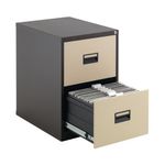 Talos 2 Drw Filing Cab Coffee Cream