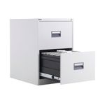 Talos 2 Drw Filing Cab White