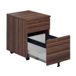 Jemini 2 Drw Mob Ped Walnut