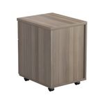 Jemini 2 Drw Mob Ped Grey Oak