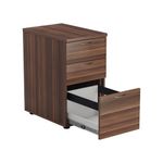 Jemini 3 Drw Desk High Walnut