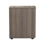Jemini 3 Drw Desk High Grey Oak