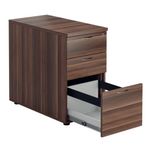 Jemini 3 Drw Desk High Walnut