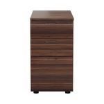 Jemini 3 Drw Desk High Walnut