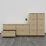 Jemini 2 Drw Side Filing Grey Oak