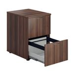 Jemini 2 Drw Flng Cab Walnut