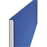 Jemini Straight Mtd Desk Screen Blue