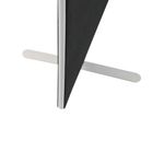 Floor Stand Screen 1200X25X1600 Blk