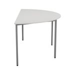 Jemini Semi Circular Tbl Wht