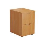 Jemini 2 Drawer Filing Cabinet Beech