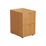Jemini 2 Drawer Filing Cabinet Beech
