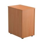 Jemini 3Drw Desk High Pedestal Beech