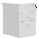 Serrion Eco 18 Dsk High 600 Ped Wht