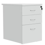 Serrion Eco 18 Dsk High 600 Ped Wht
