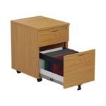 Jemini 2Drw Mobile Pedestal Nova Oak