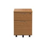 Jemini 2Drw Mobile Pedestal Nova Oak