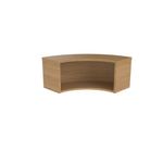 Jemini Rcpn Modr Corner Hutch N/Oak