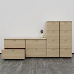 First 4 Drawer Filing Cabinet Beech