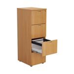 First 4 Drawer Filing Cabinet Beech